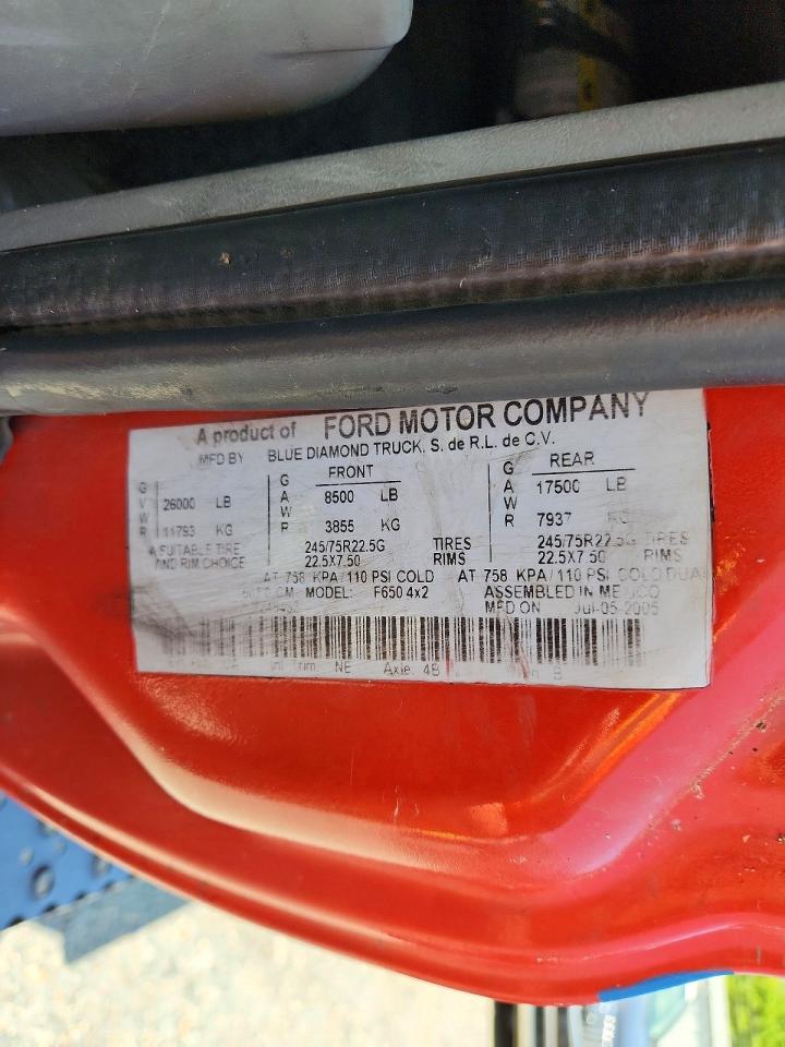 2006 FORD F650
