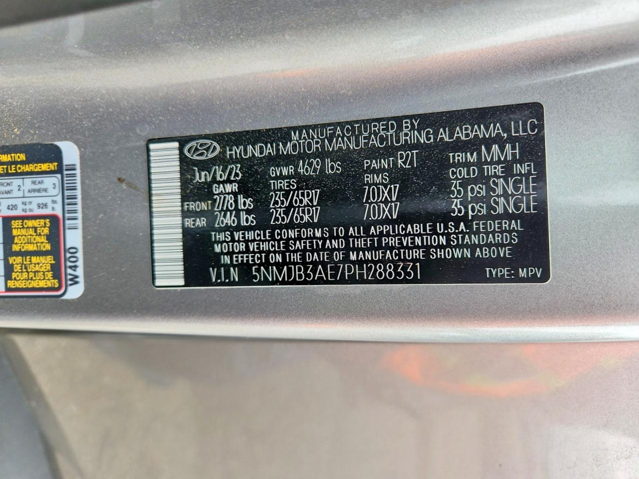2023 HYUNDAI TUCSON