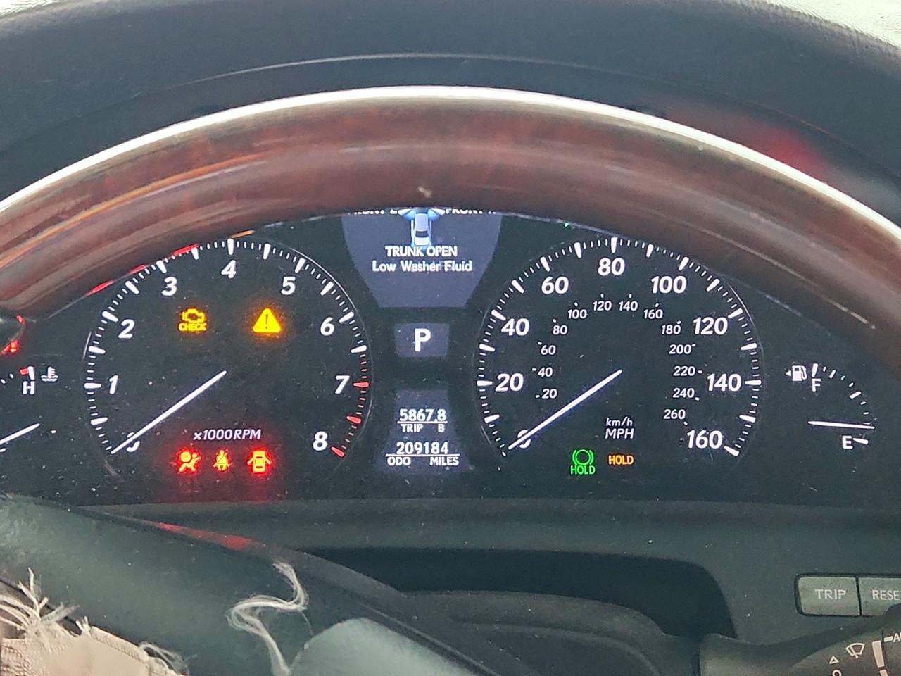 2009 LEXUS LS460
