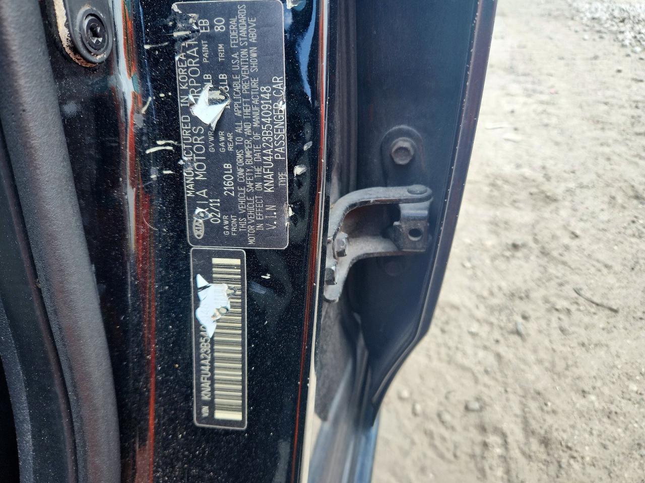 2011 KIA FORTE
