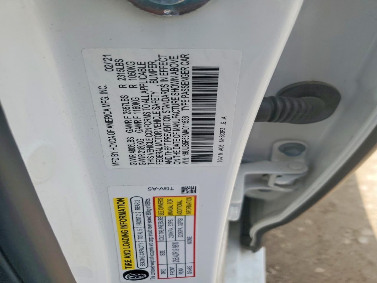 2021 ACURA TLX