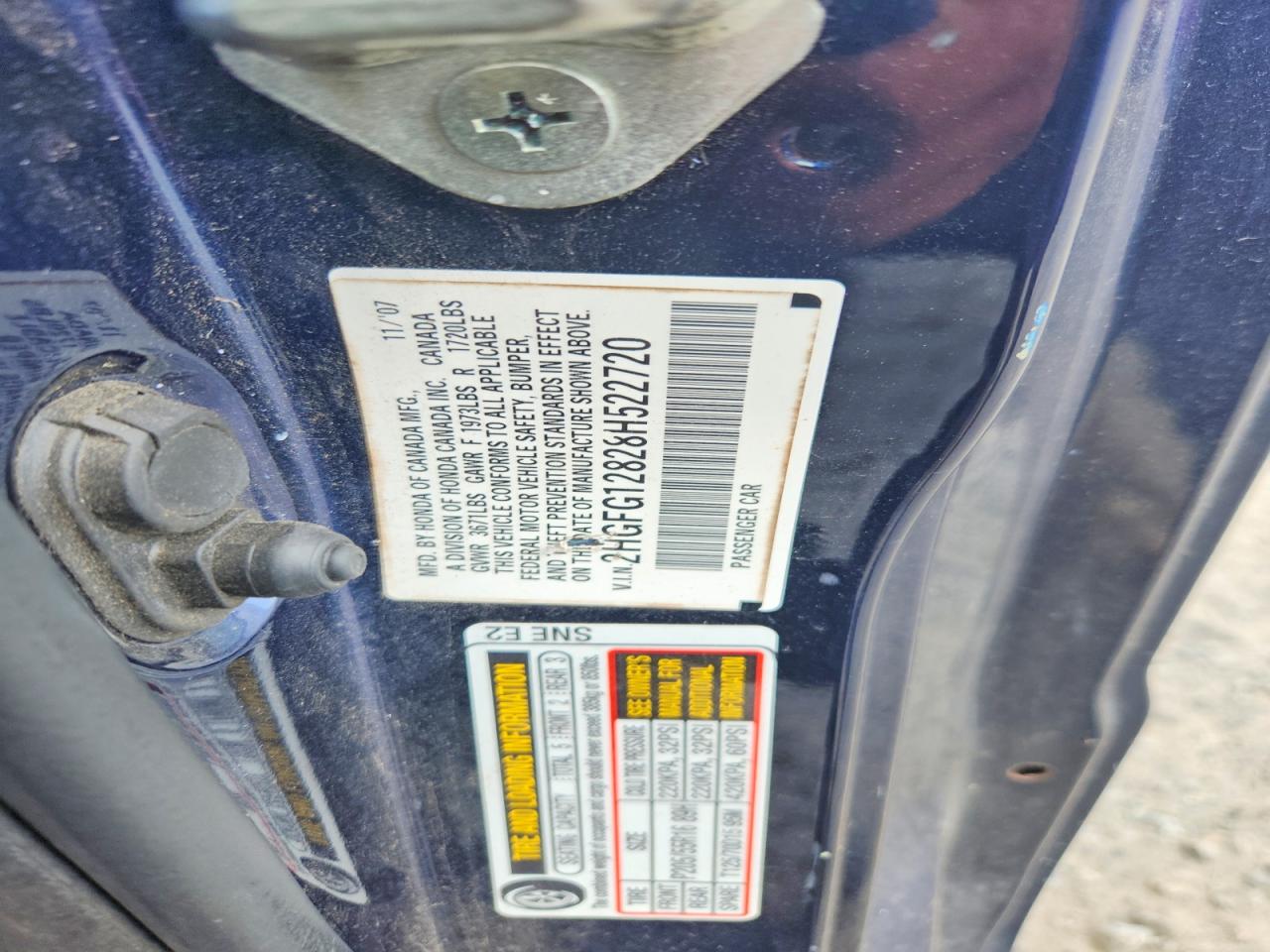 2008 HONDA CIVIC