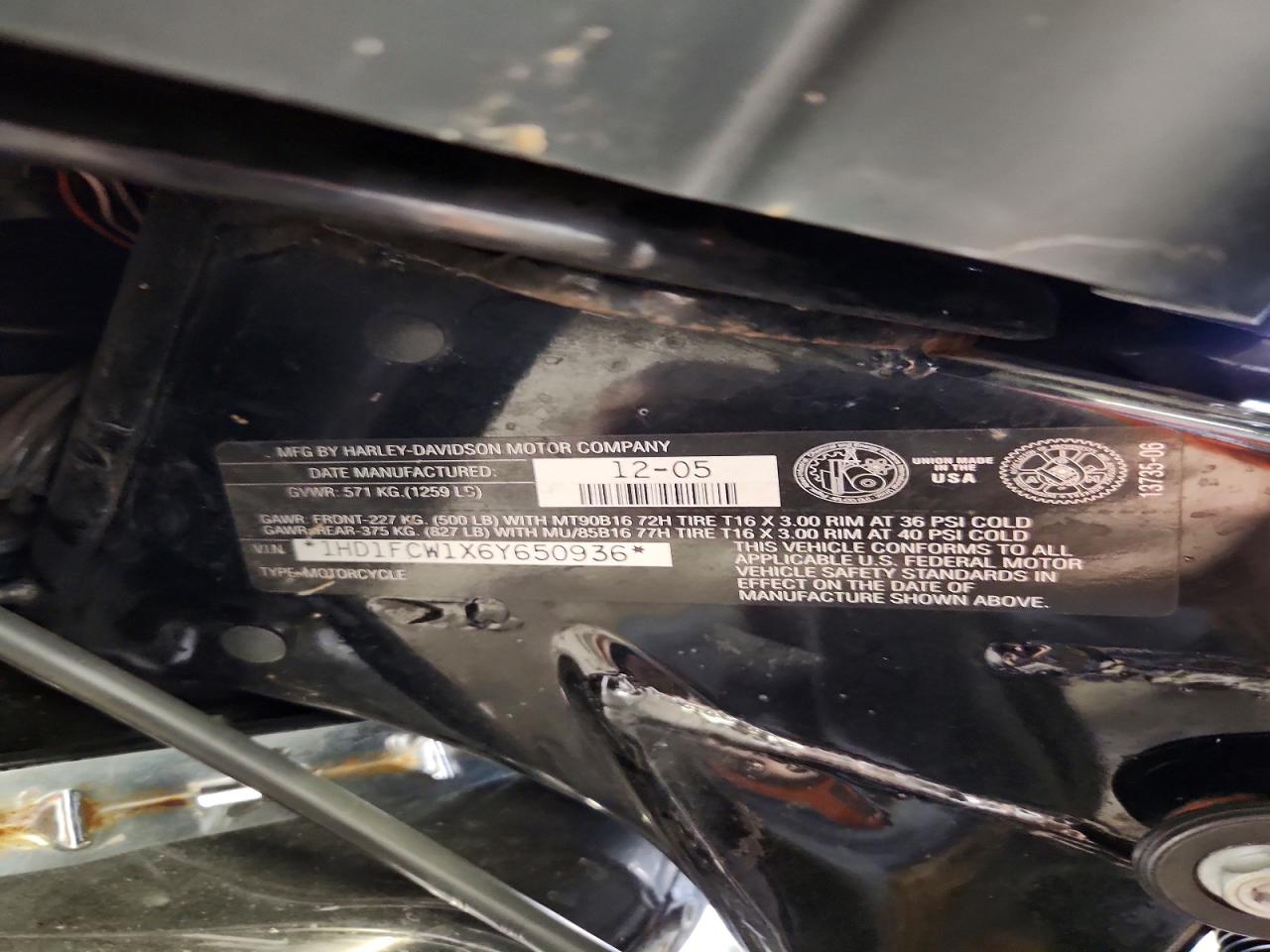 2006 HARLEY-DAVIDSON FL
