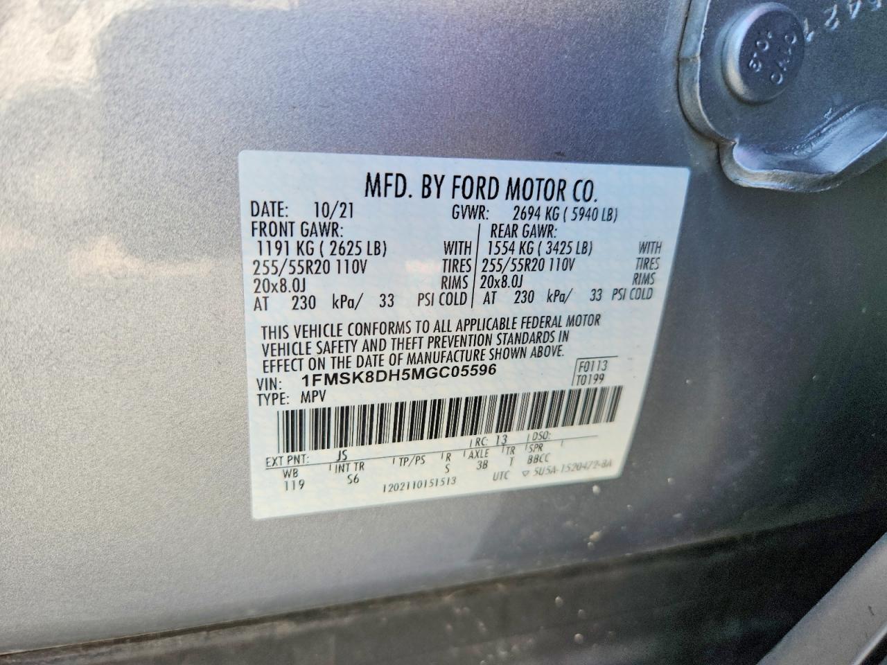 2021 FORD EXPLORER