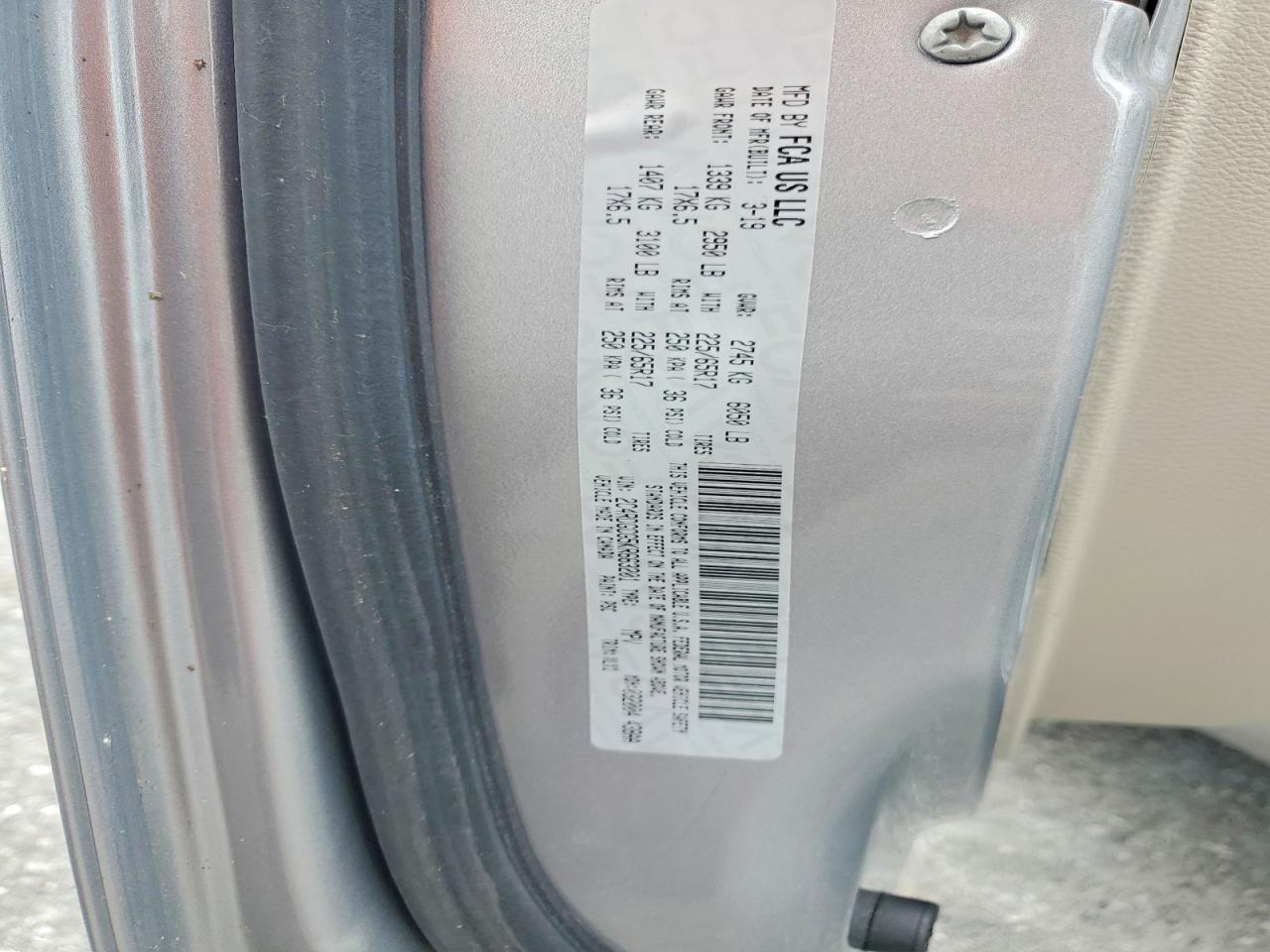 2019 DODGE CARAVAN