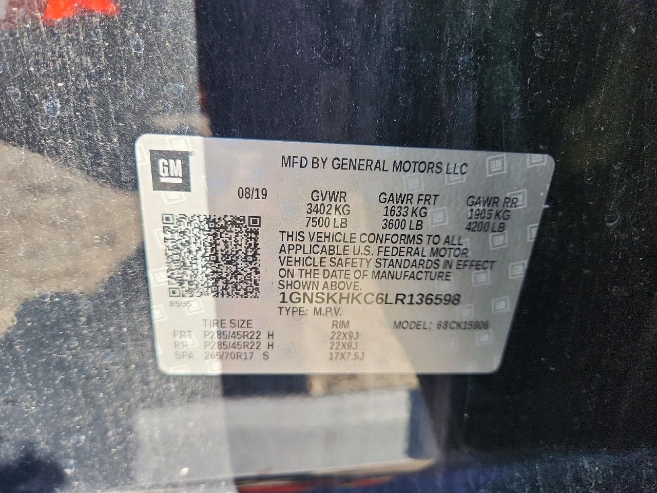 2020 CHEVROLET SUBURBAN