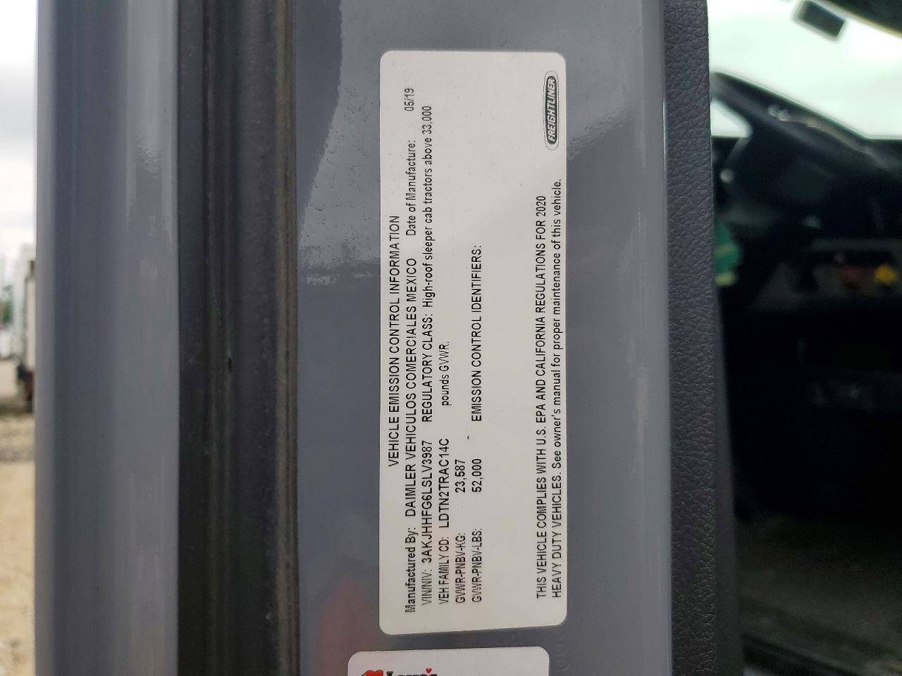 2020 FREIGHTLINER ALL OTHER