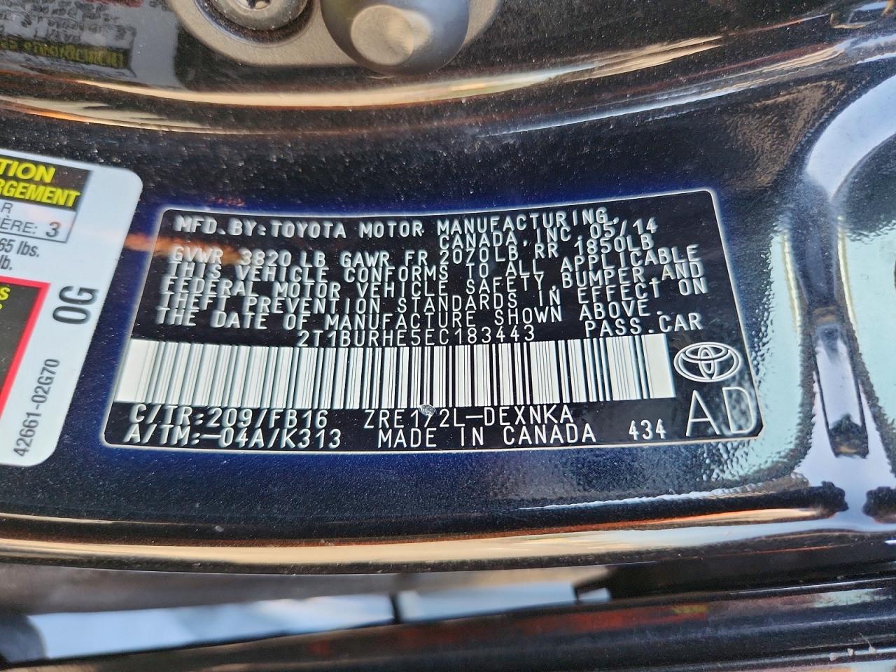 2014 TOYOTA COROLLA