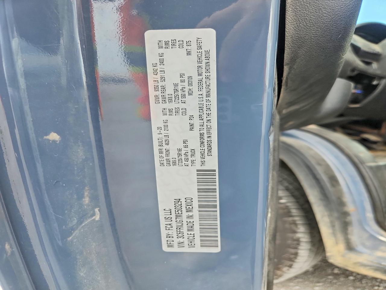 2021 RAM PROMASTER