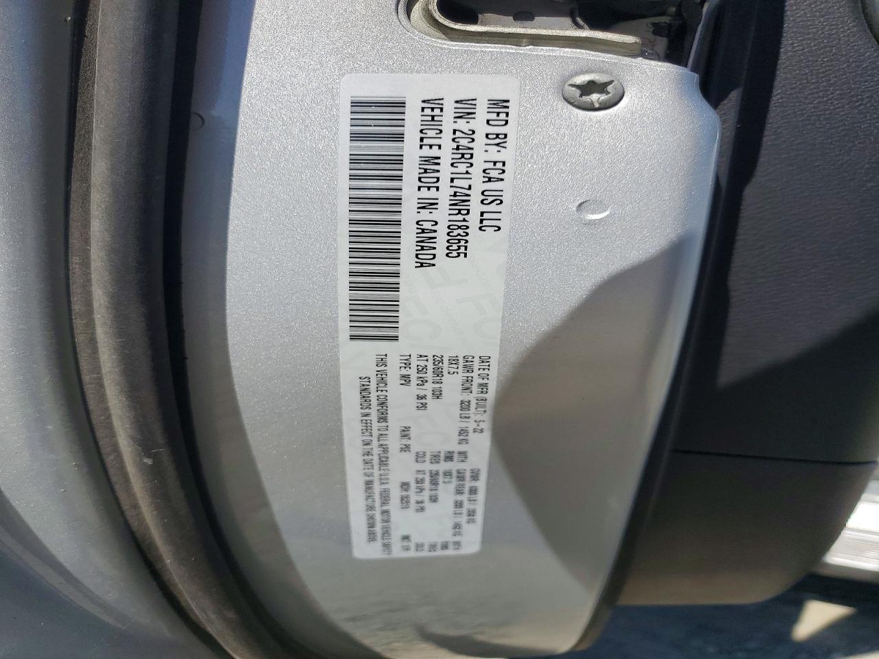 2022 CHRYSLER PACIFICA