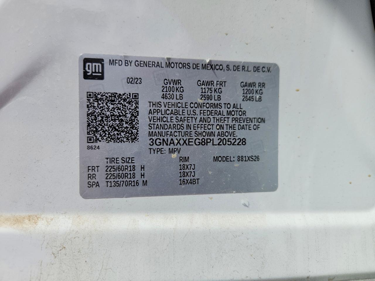 2023 CHEVROLET EQUINOX