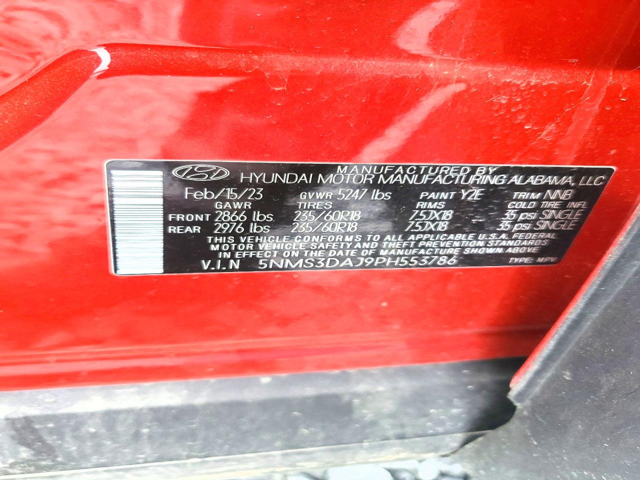 2023 HYUNDAI SANTA FE
