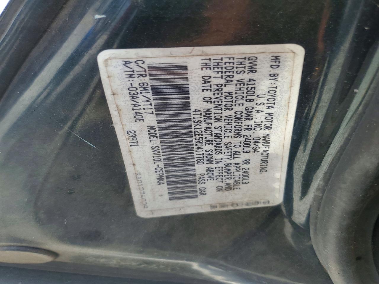 1994 TOYOTA CAMRY