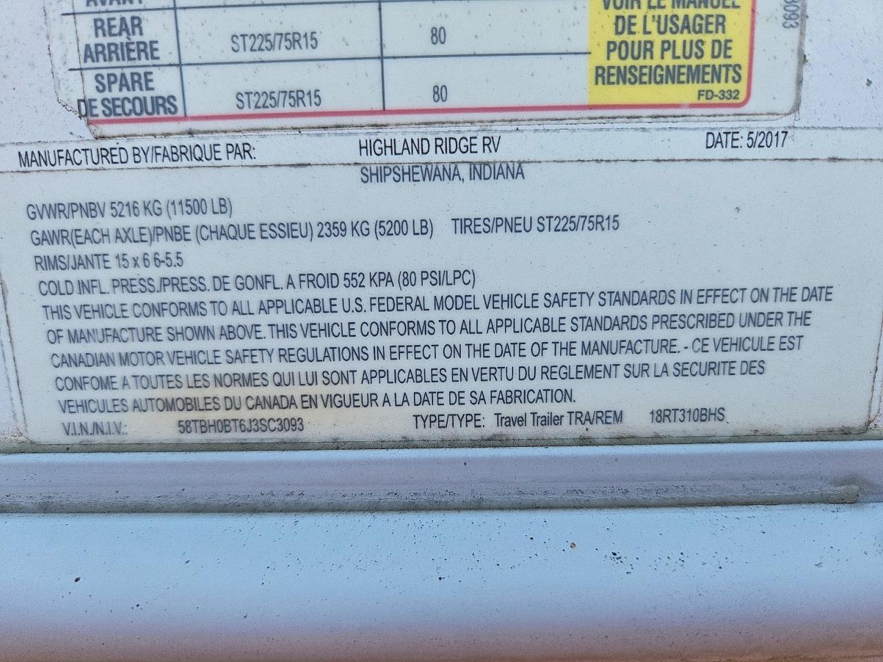 2018 OPEN RANGE TRAVEL TRA