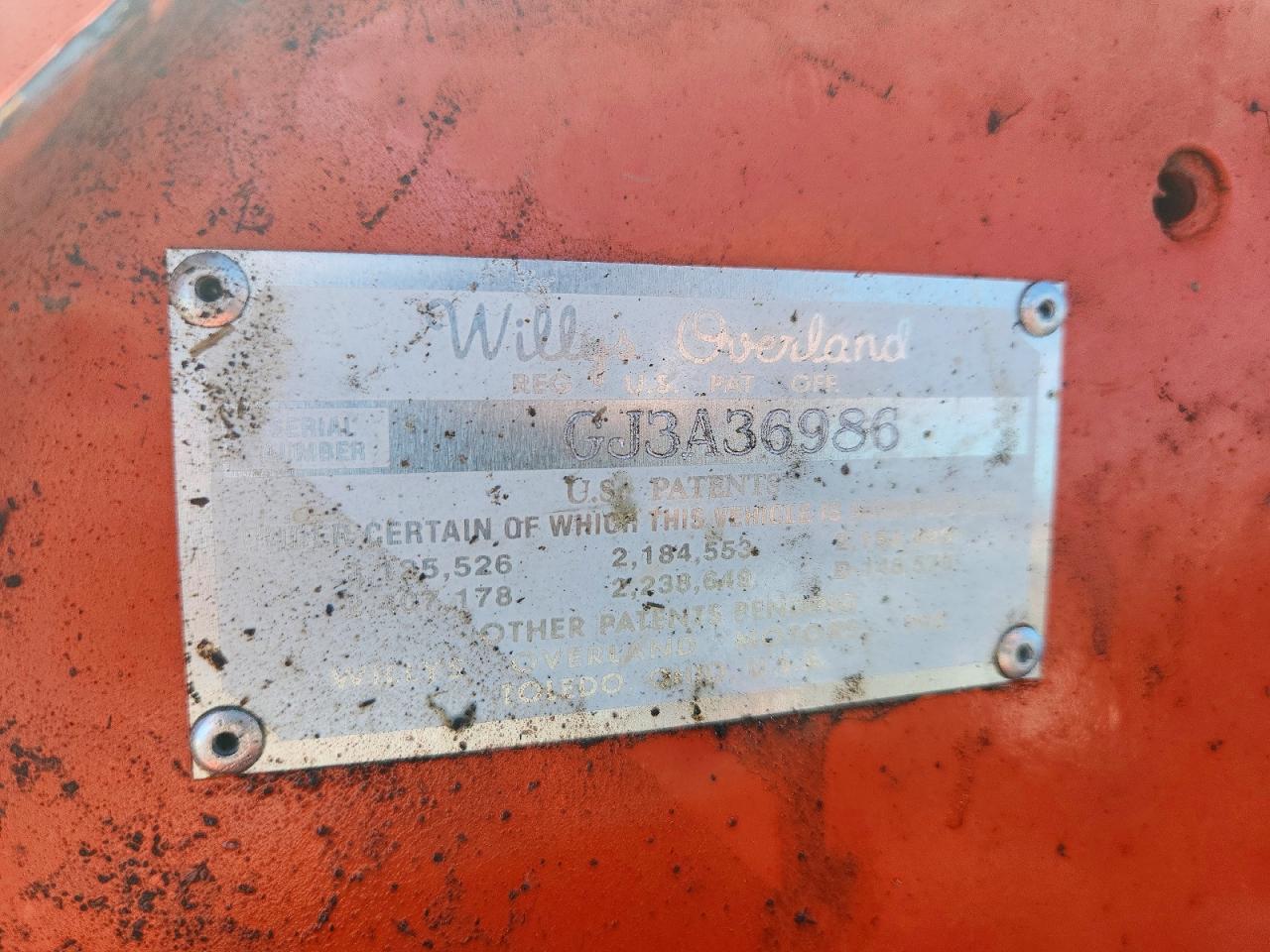 1949 WILLY JEEP