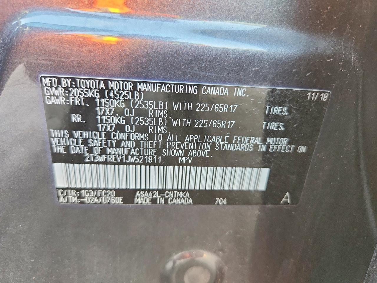 2018 TOYOTA RAV4