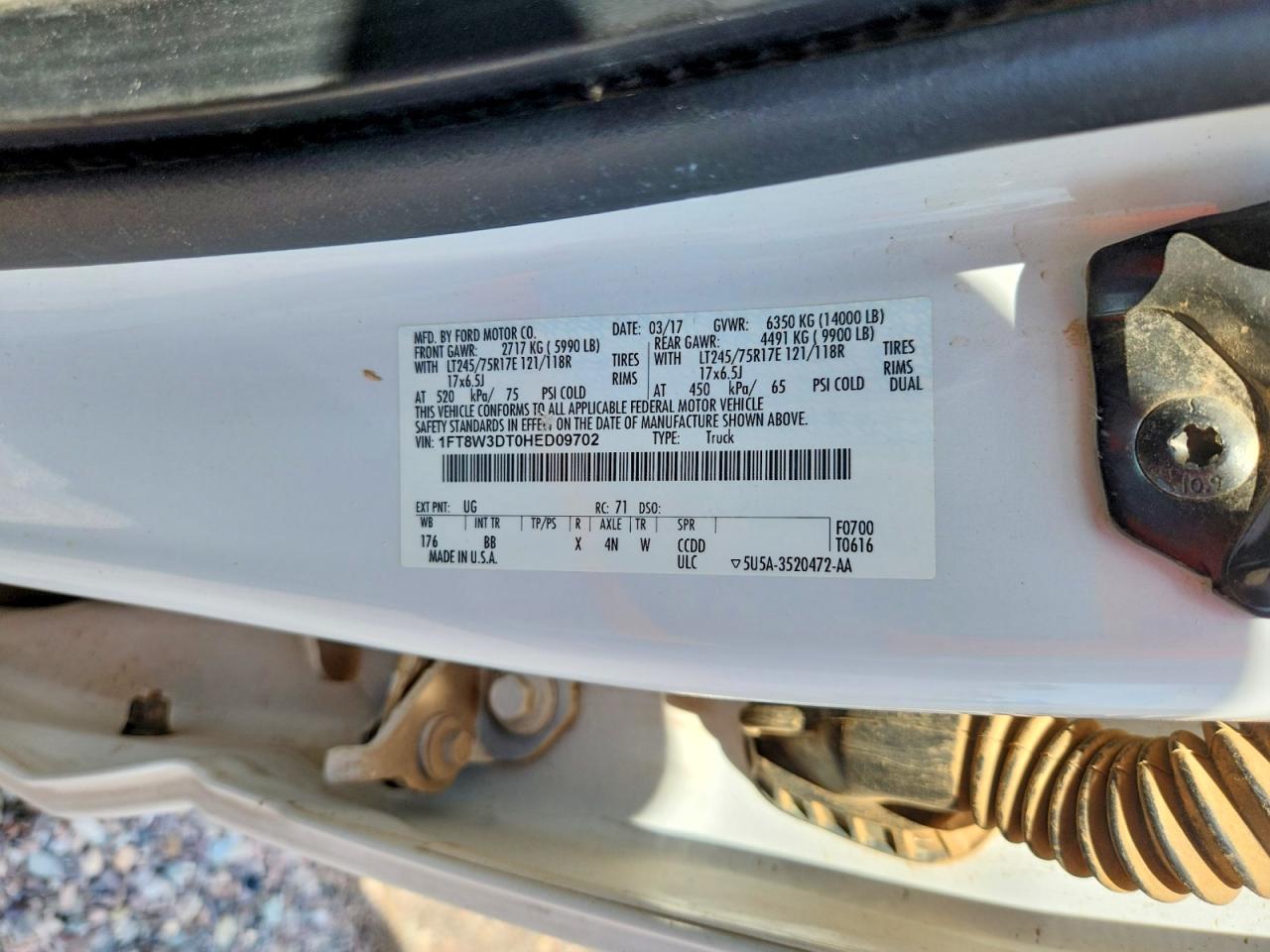 2017 FORD F350