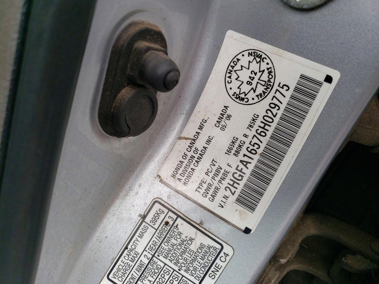 2006 HONDA CIVIC