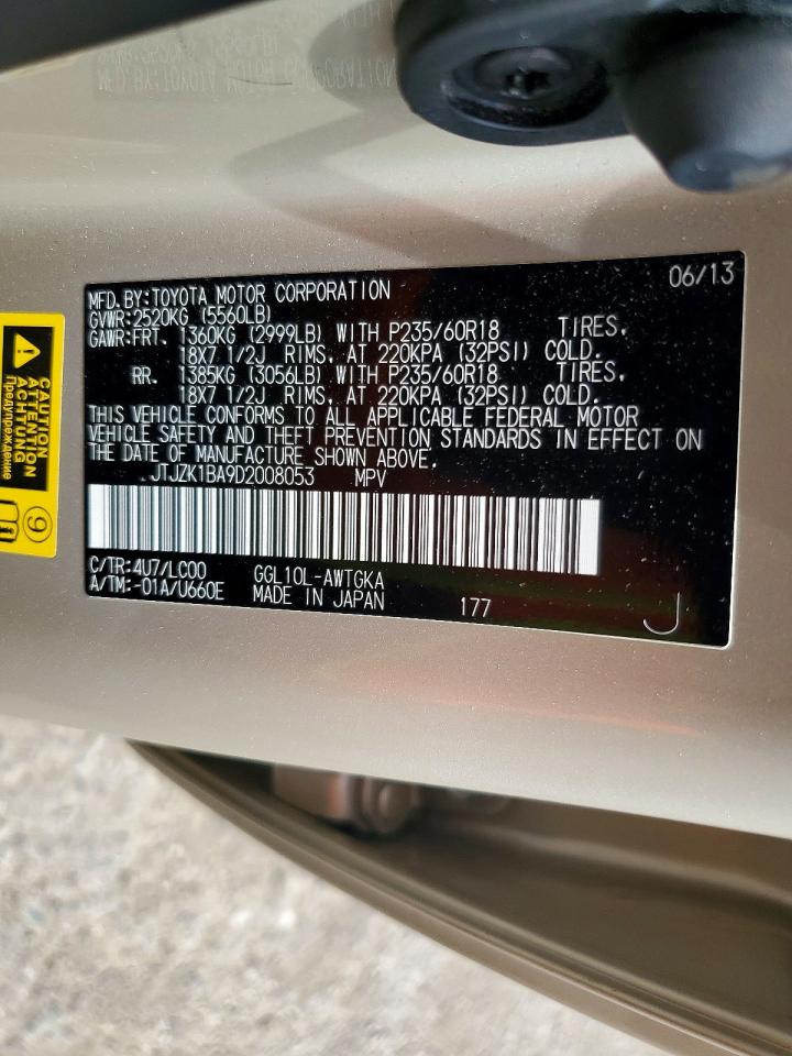 2013 LEXUS RX350