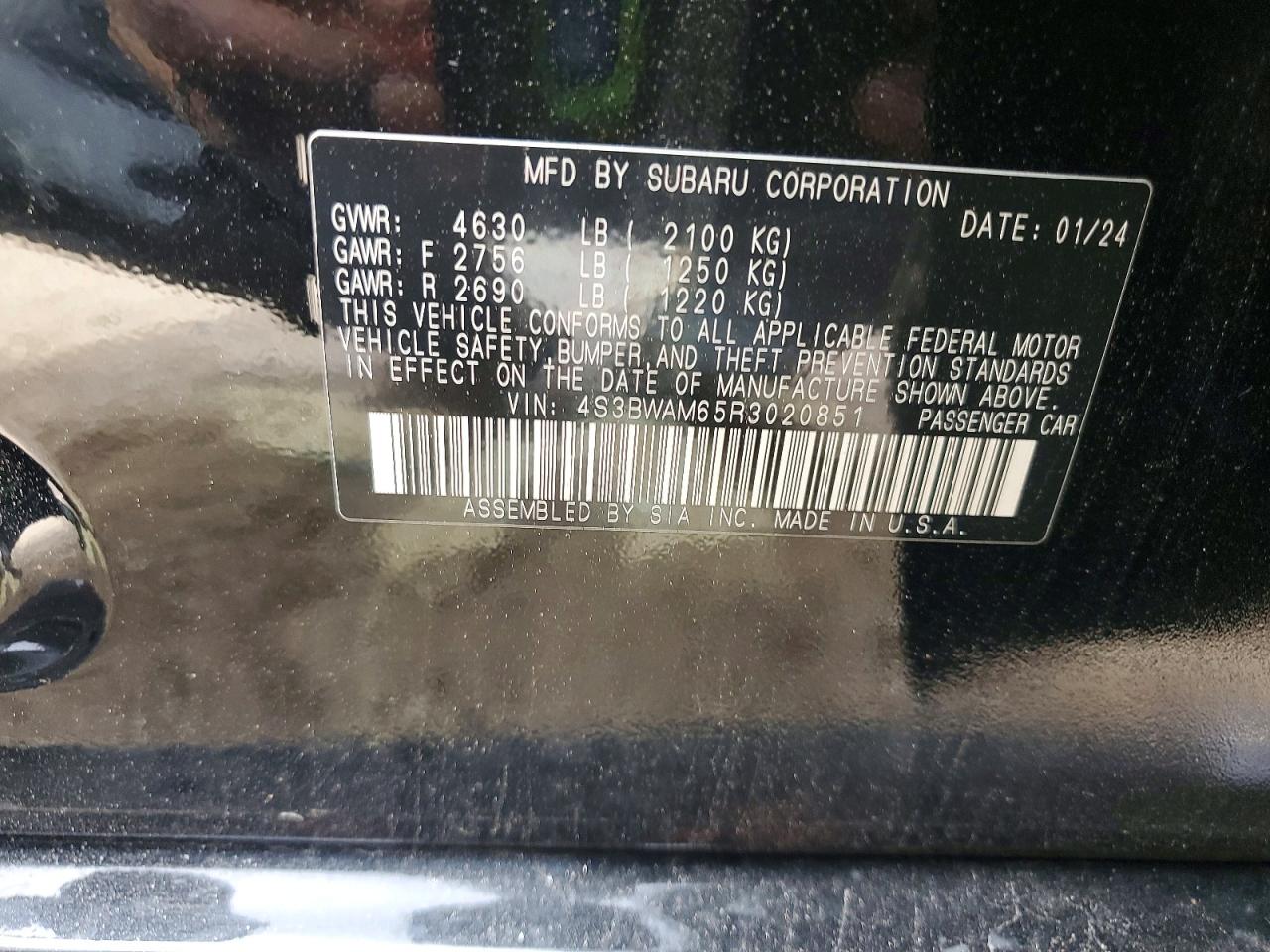 2024 SUBARU LEGACY