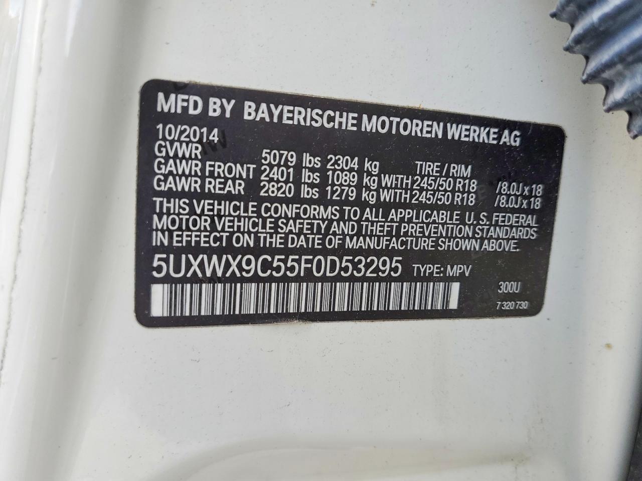 2015 BMW X3