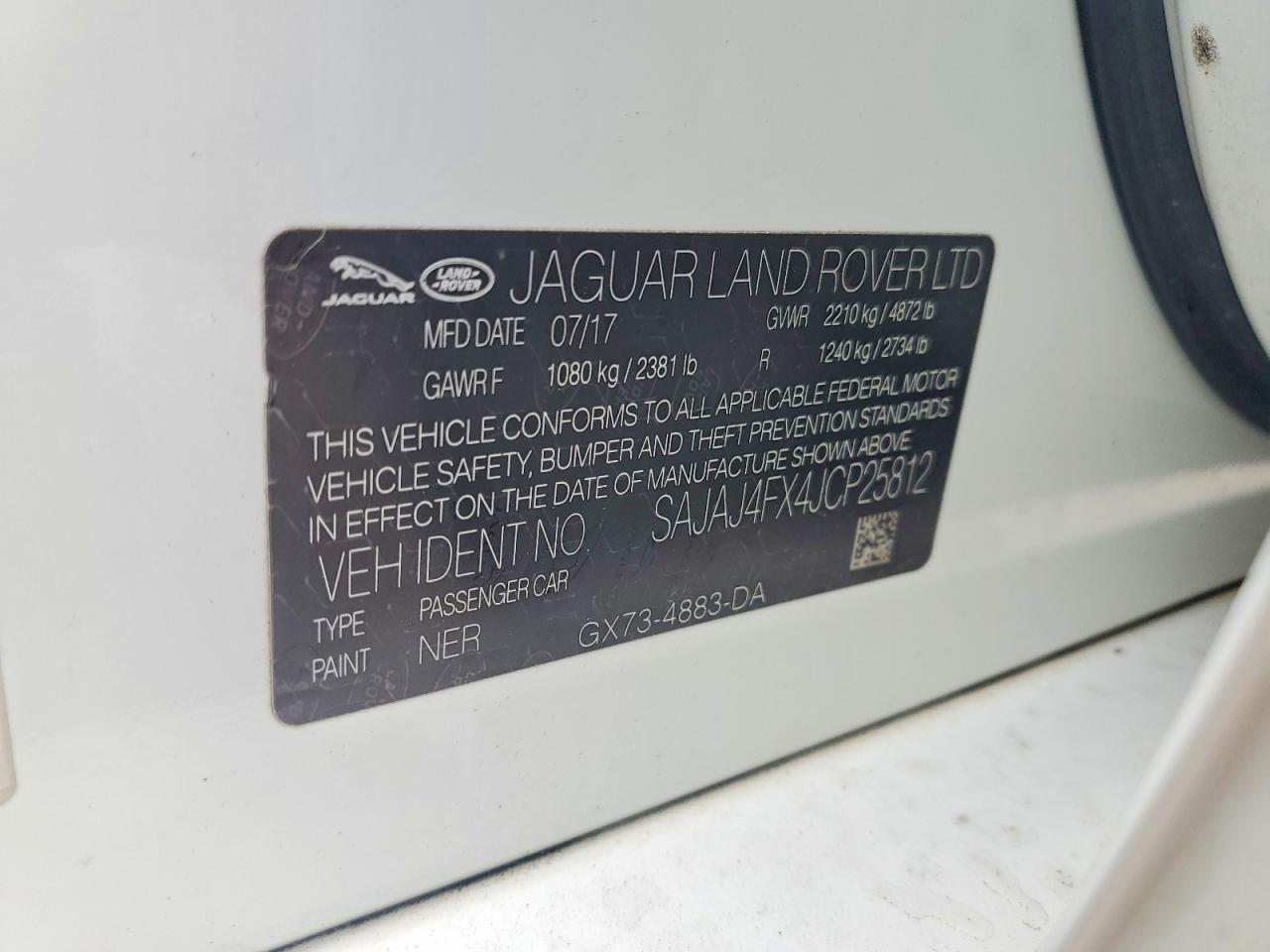 2018 JAGUAR XE