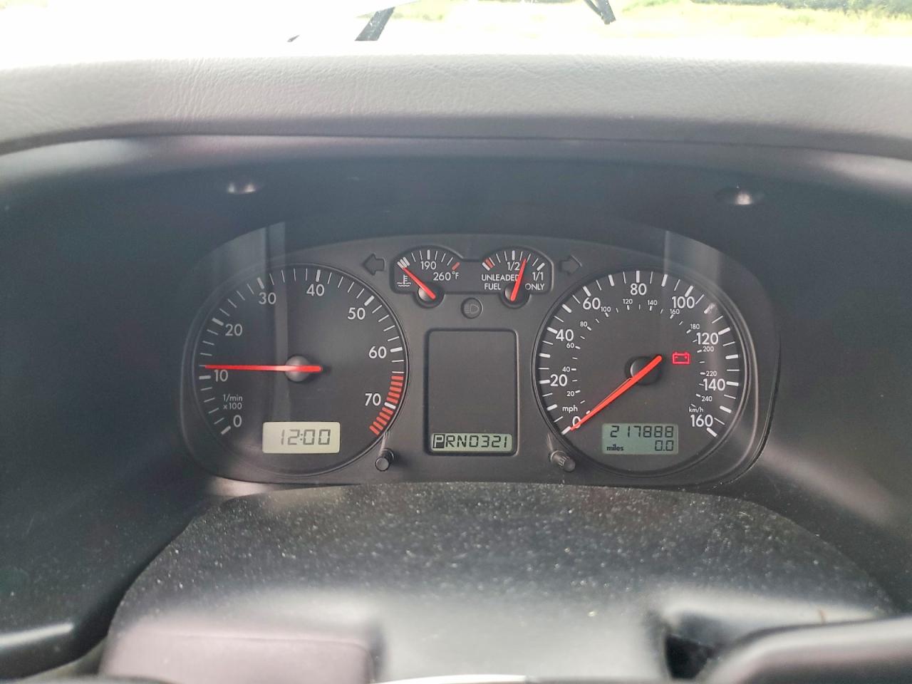 2002 VOLKSWAGEN EUROVAN