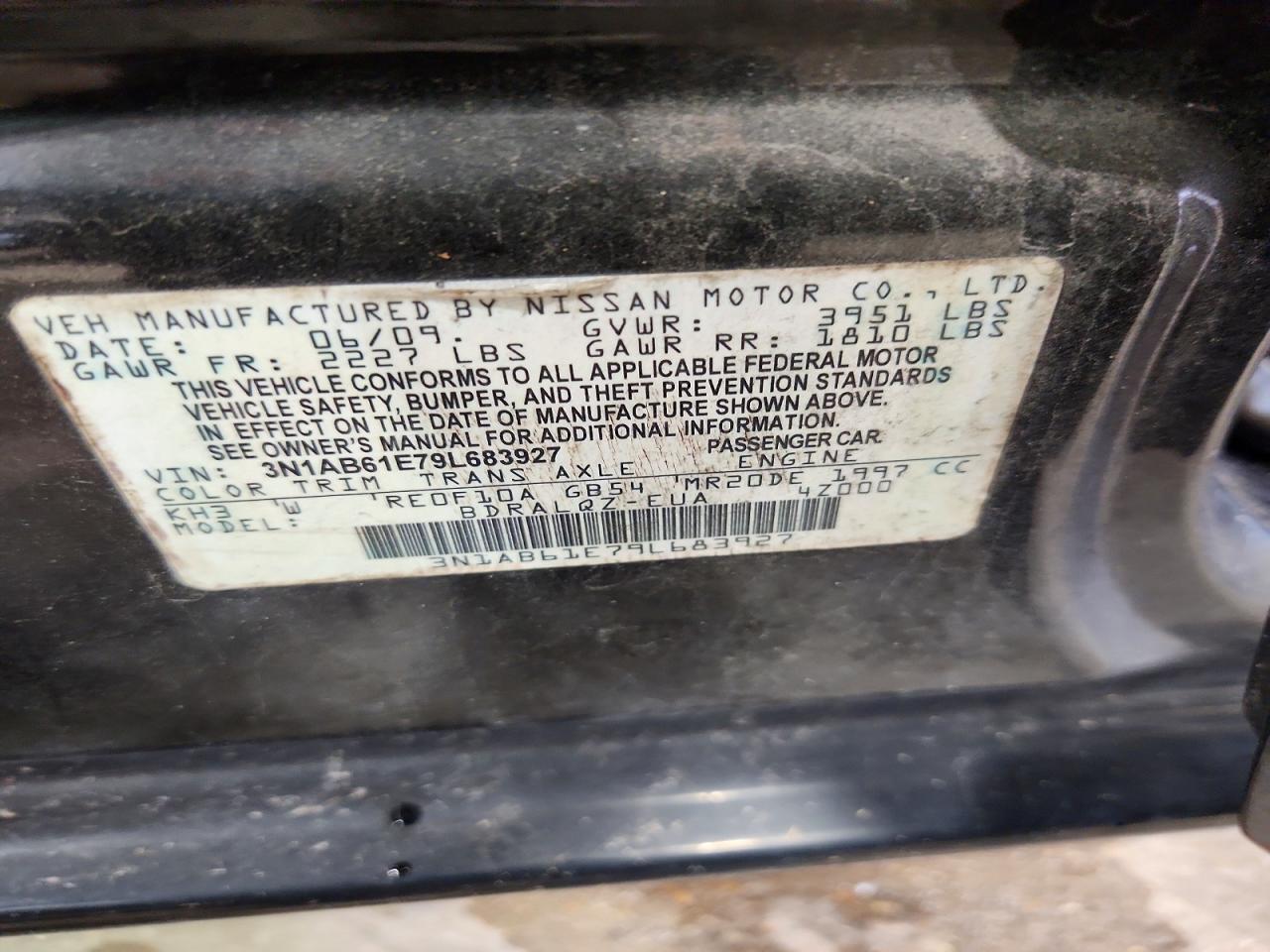 2009 NISSAN SENTRA