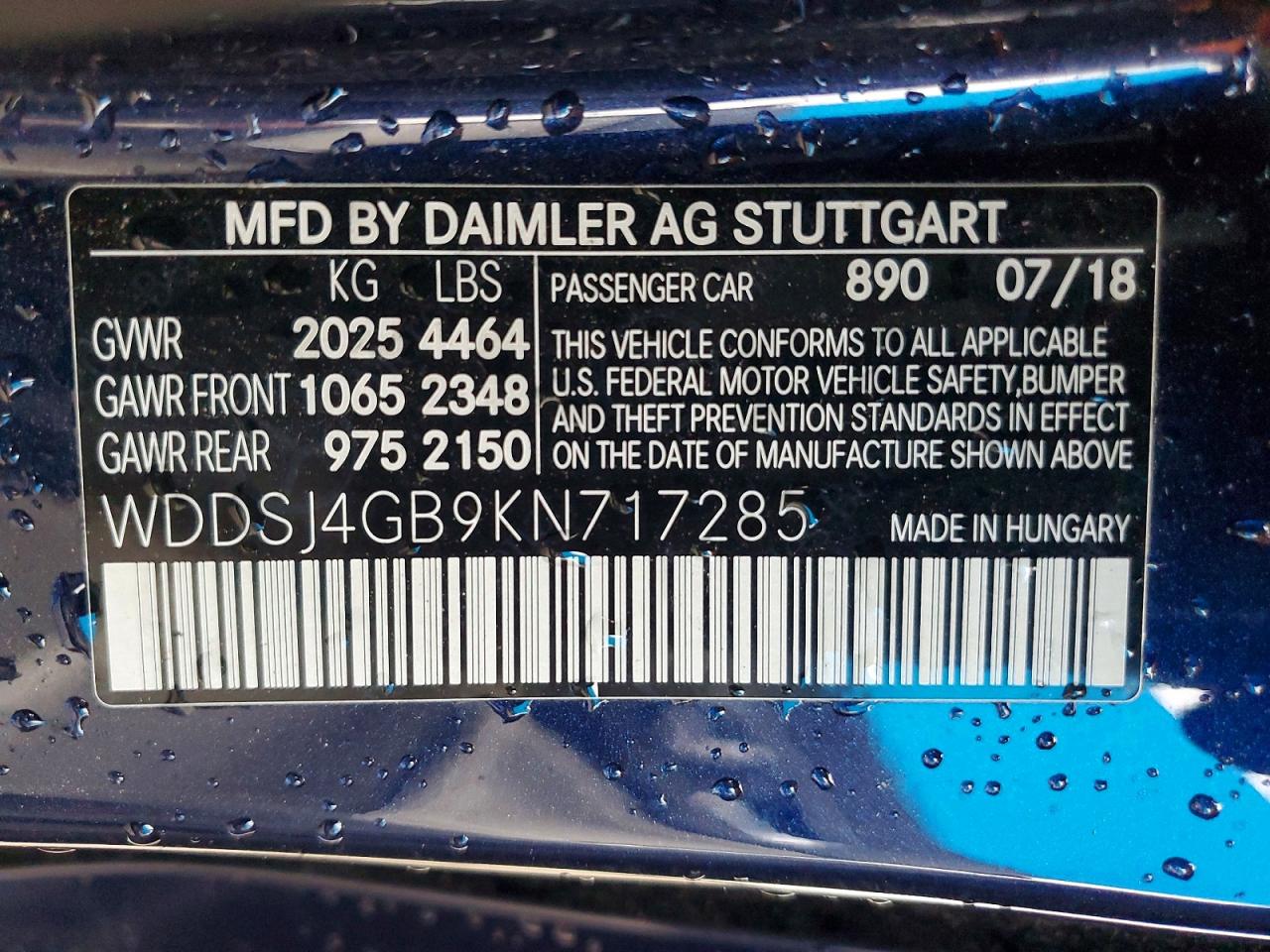 2019 MERCEDES-BENZ CLA-CLASS