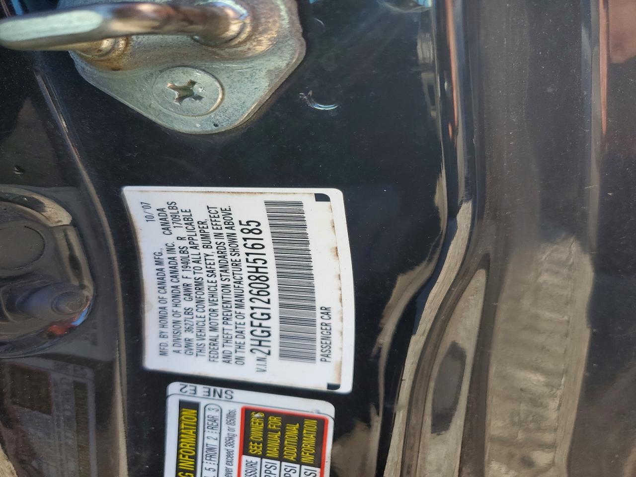 2008 HONDA CIVIC