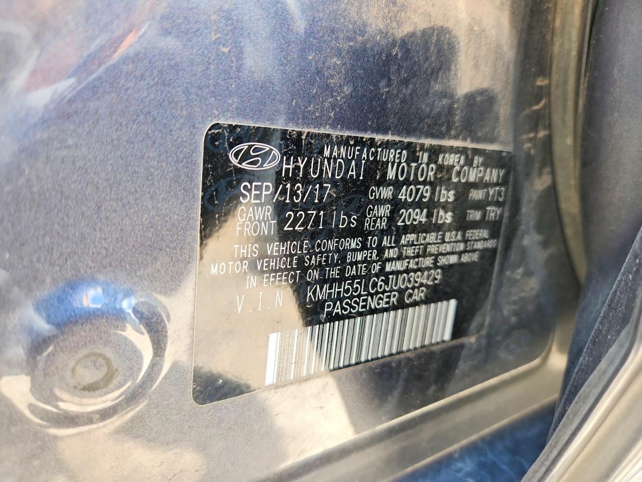2018 HYUNDAI ELANTRA