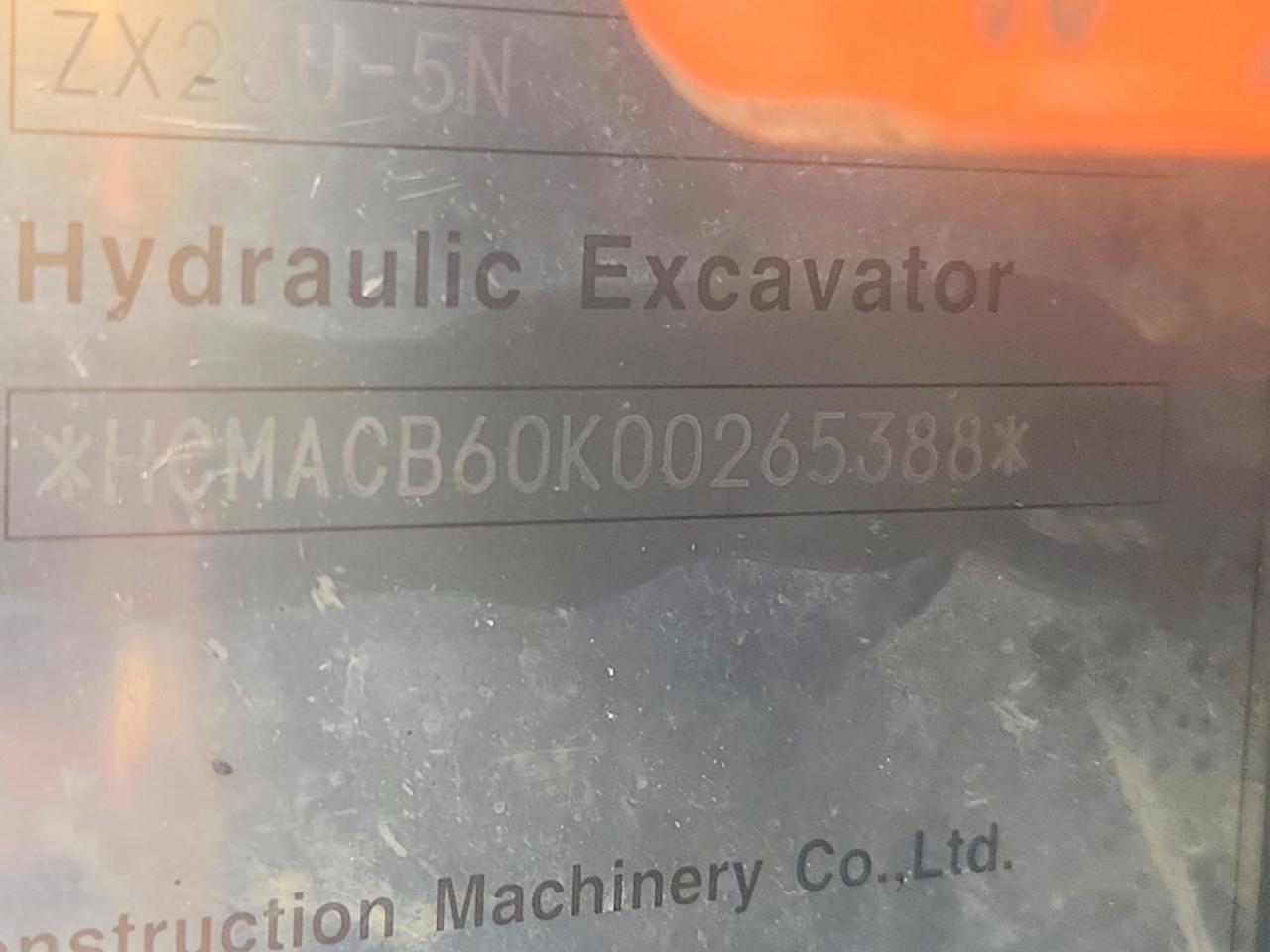 2020 HITACHI CONSTRUCTI