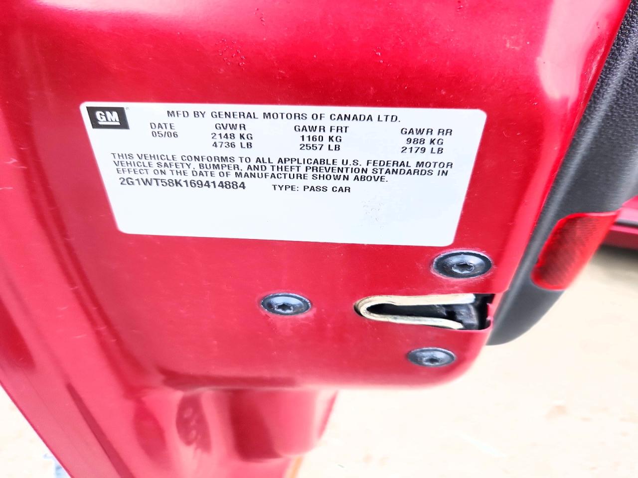 2006 CHEVROLET IMPALA