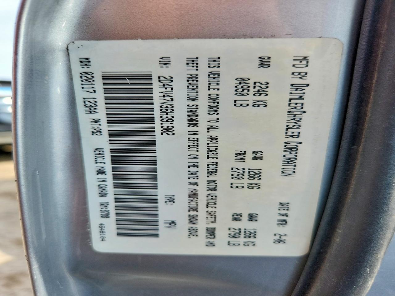 2006 DODGE MAGNUM