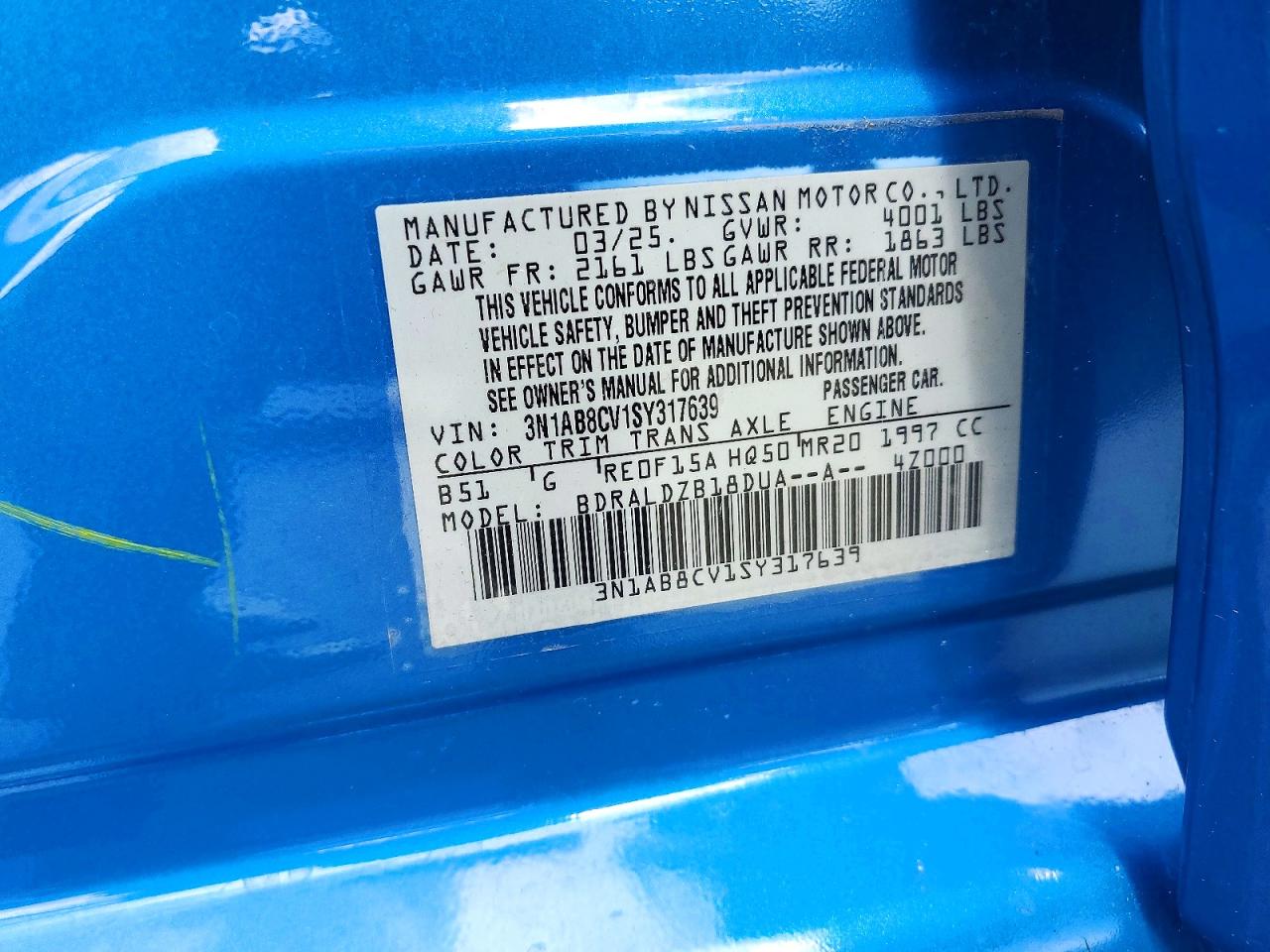 2025 NISSAN SENTRA