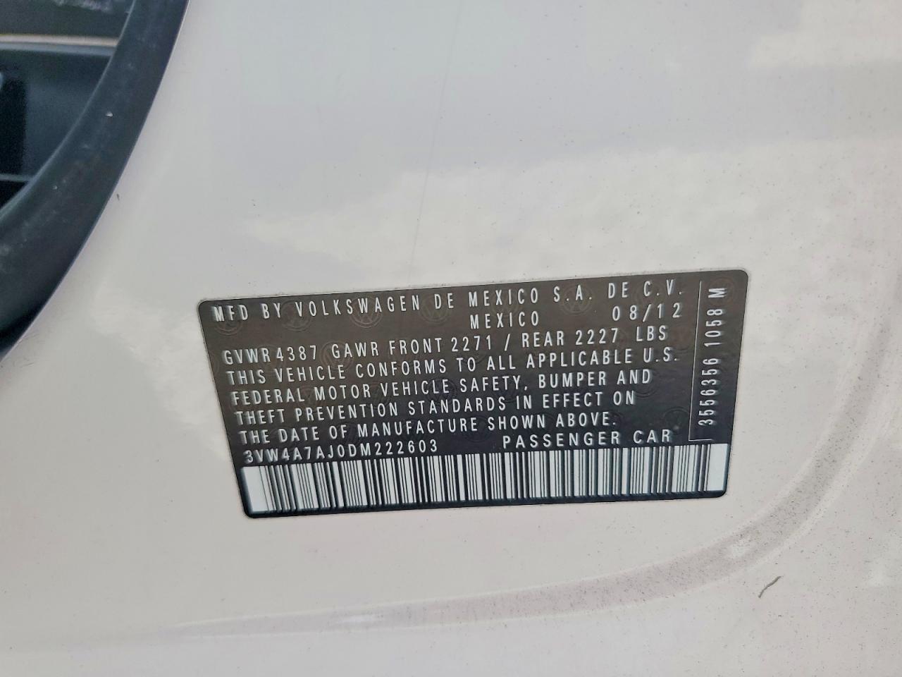 2013 VOLKSWAGEN JETTA