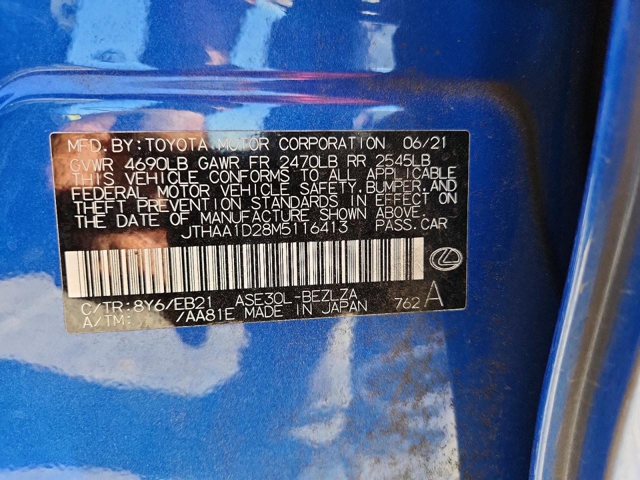 2021 LEXUS IS