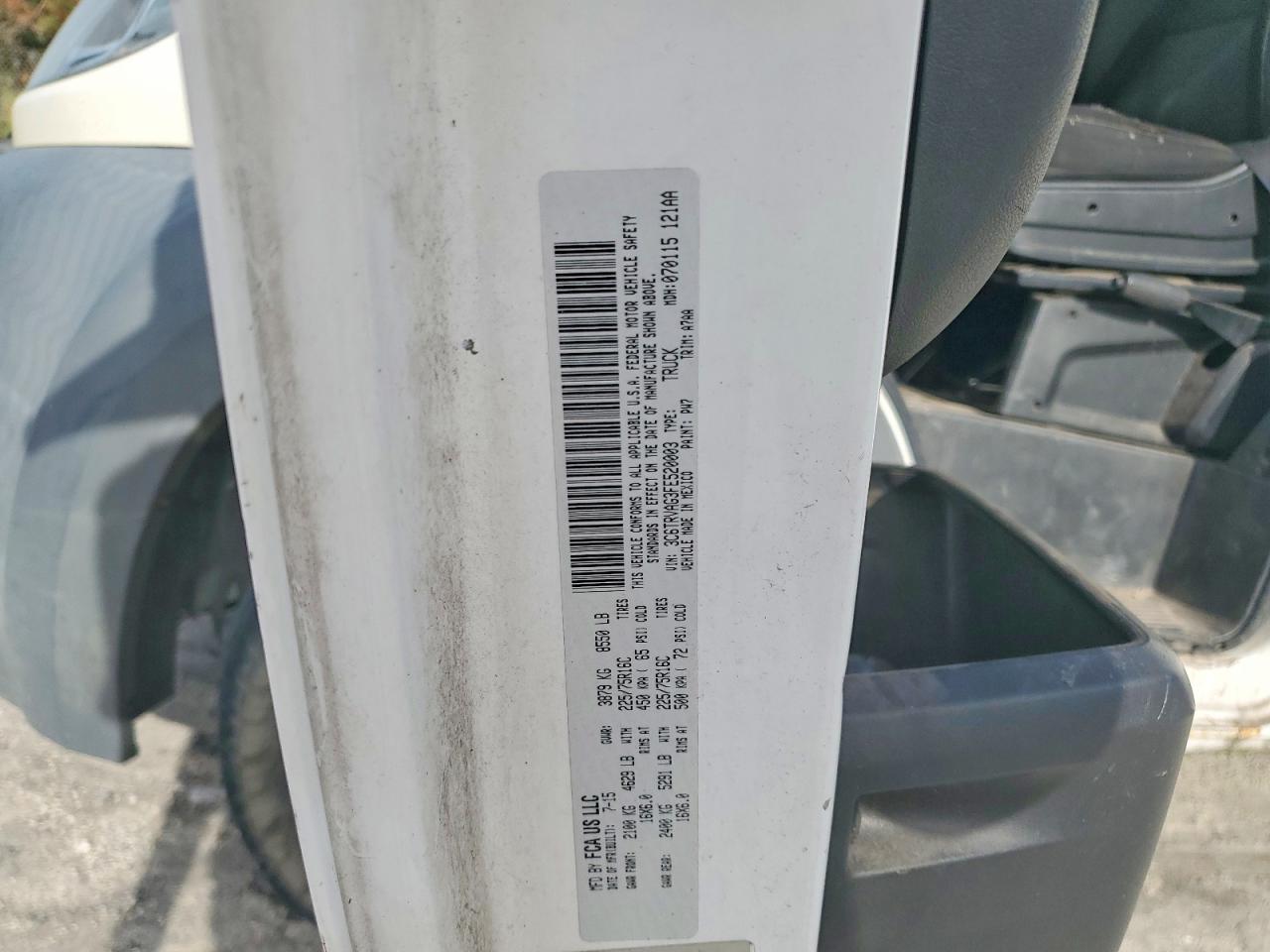2015 RAM PROMASTER