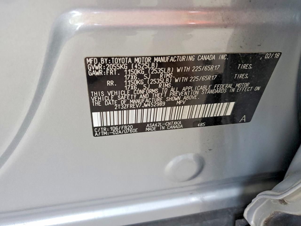 2018 TOYOTA RAV4