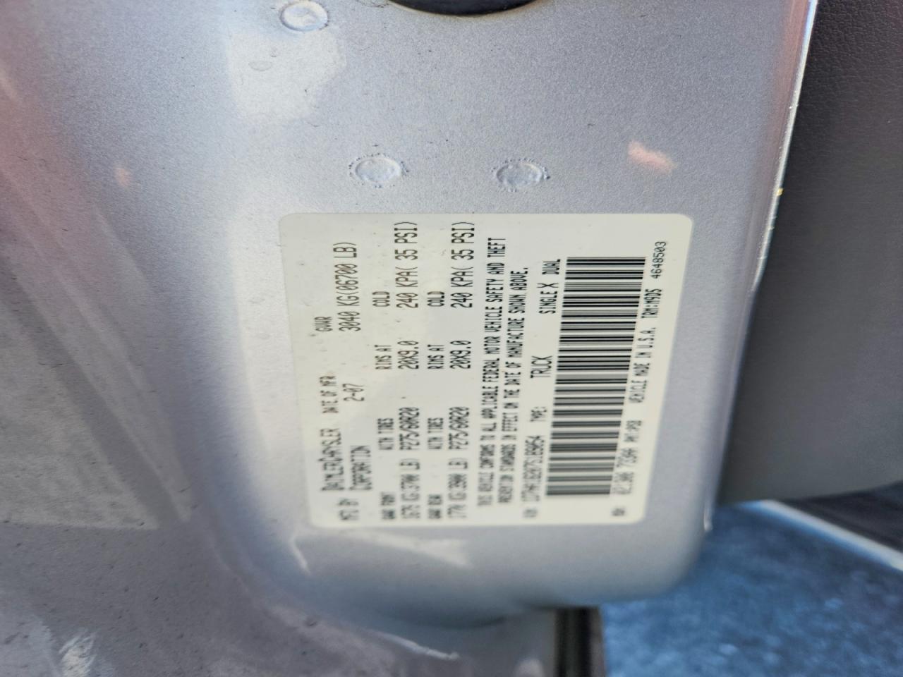 2007 DODGE RAM 1500