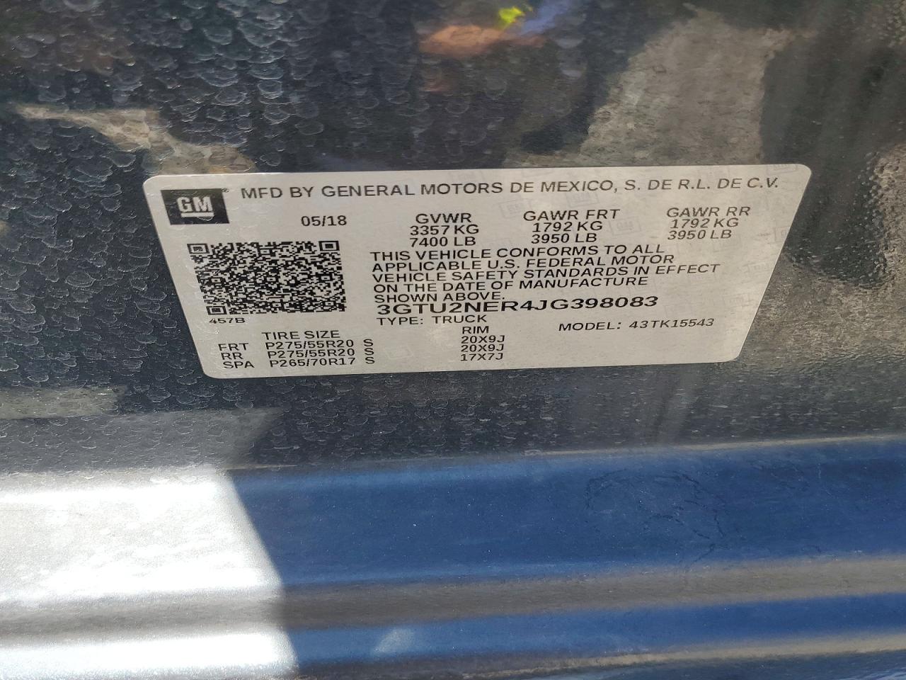2018 GMC SIERRA