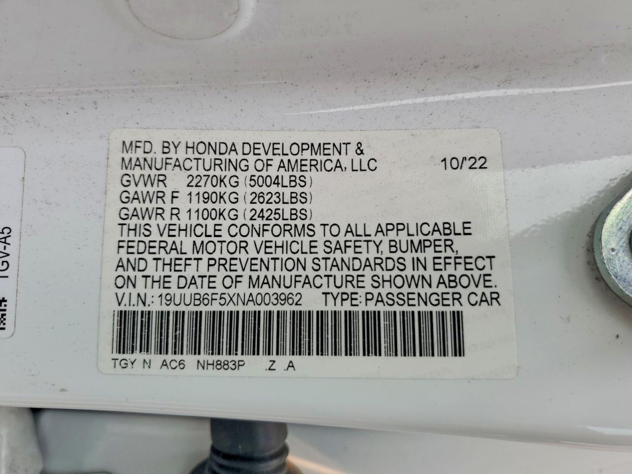 2022 ACURA TLX