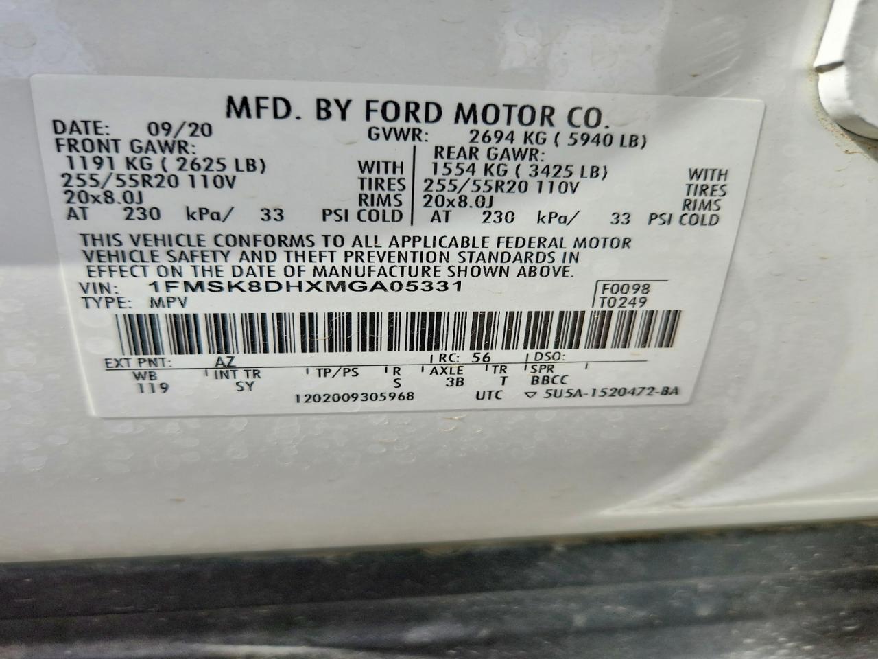 2021 FORD EXPLORER