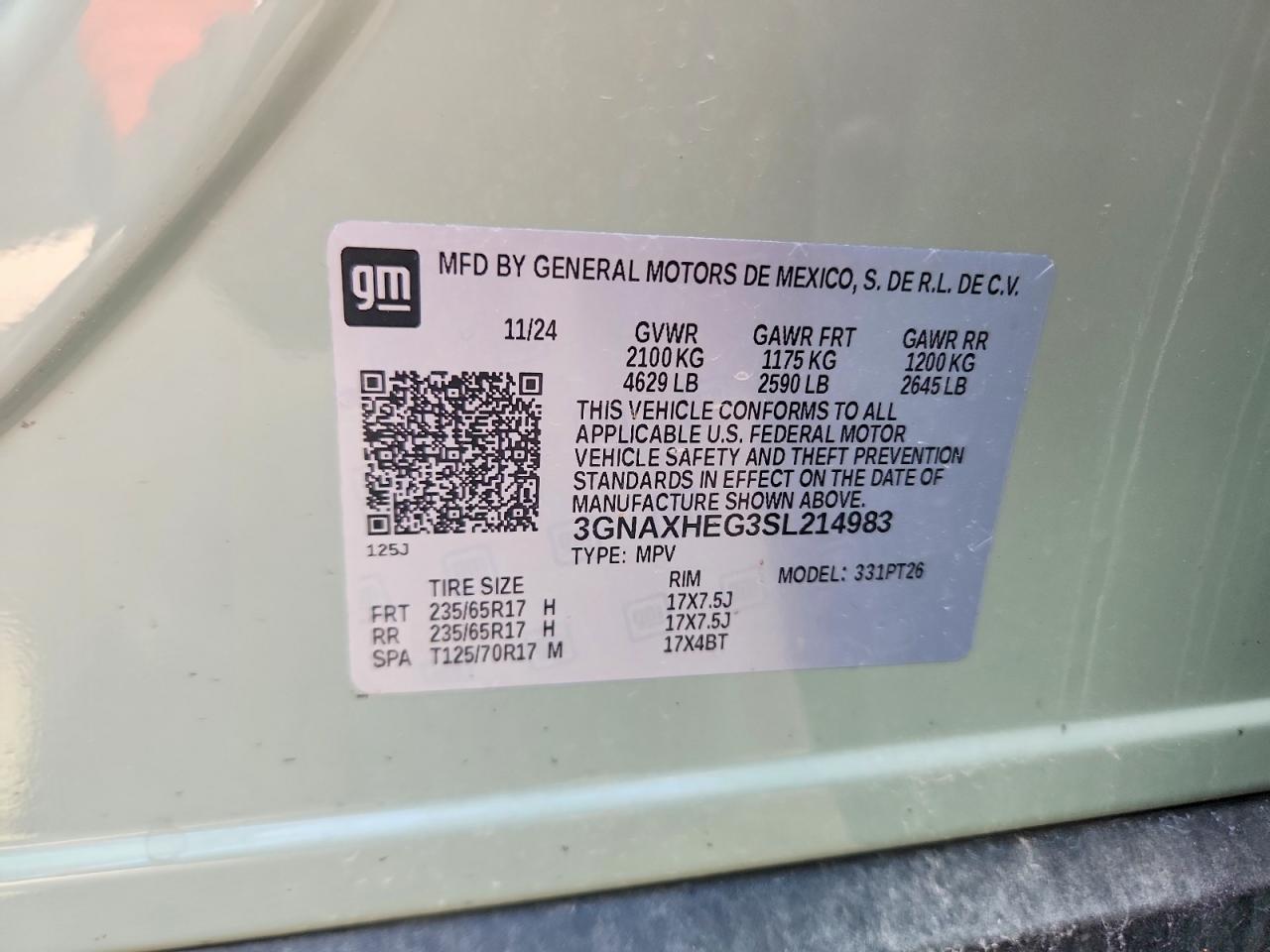 2025 CHEVROLET EQUINOX