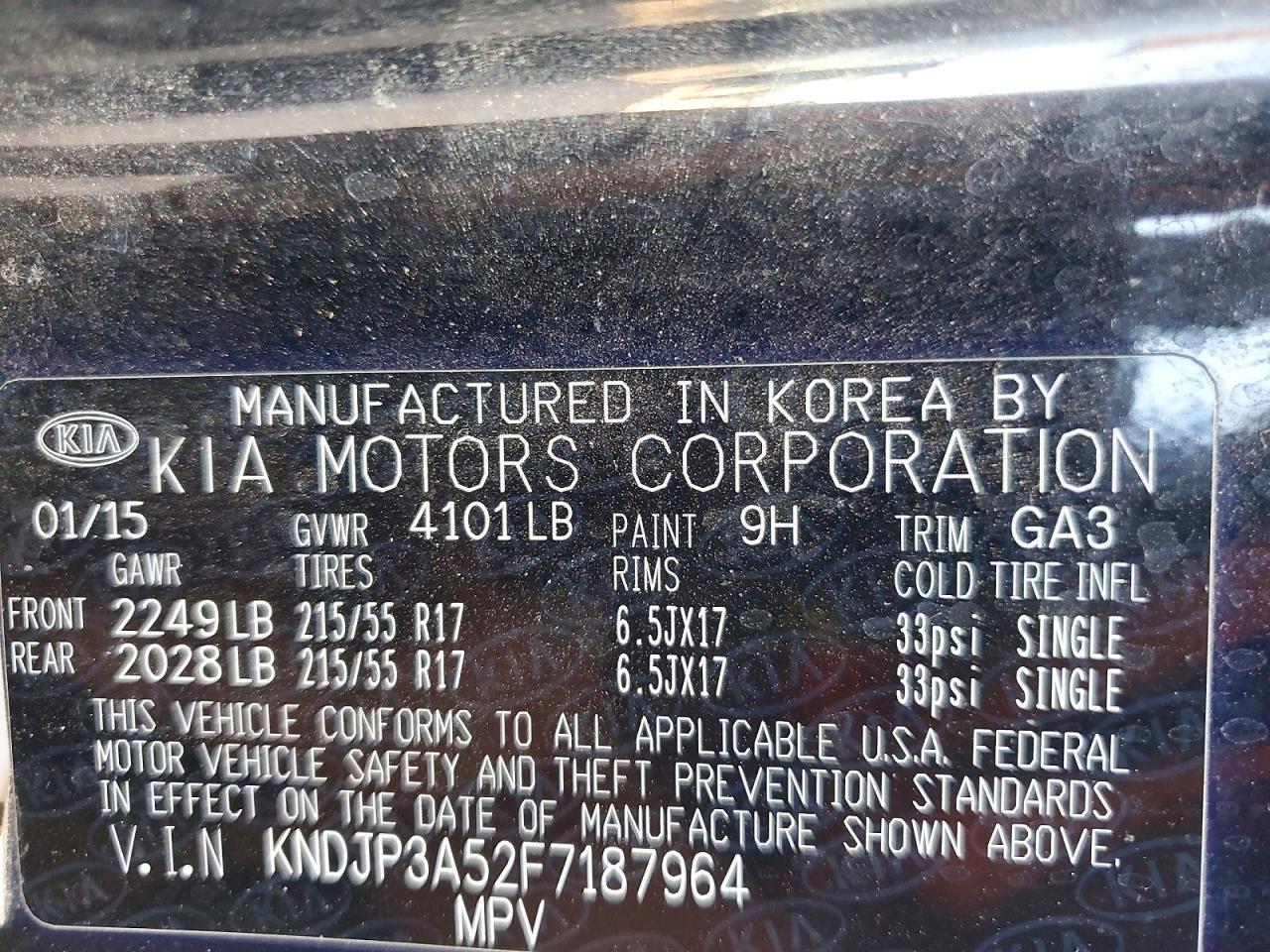 2015 KIA SOUL