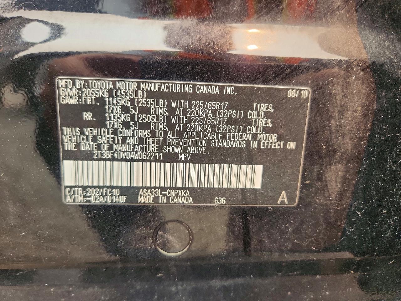 2010 TOYOTA RAV4