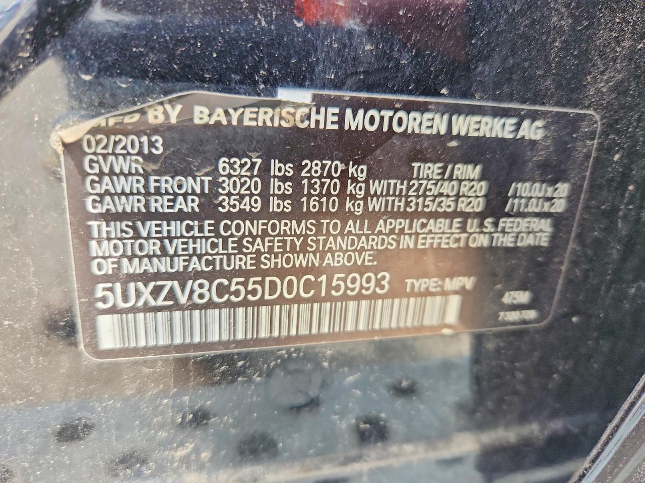 2013 BMW X5