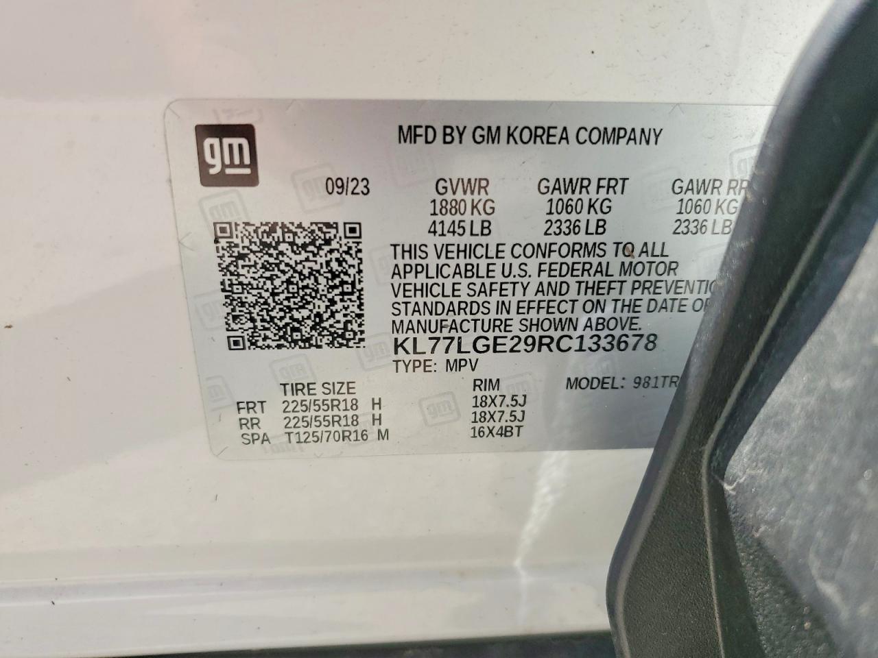 2024 CHEVROLET TRAX