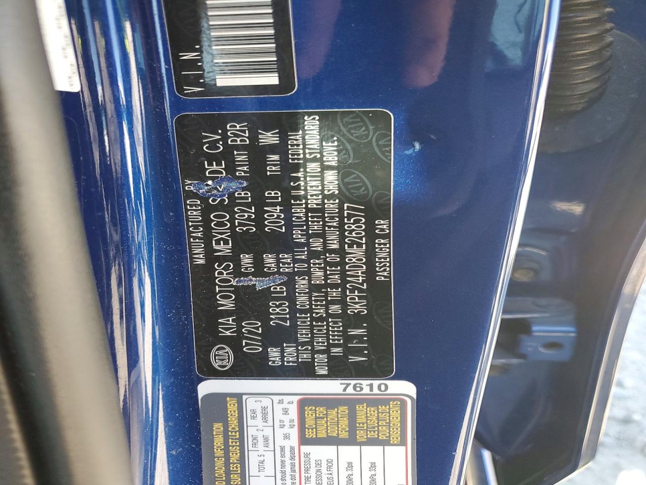 2021 KIA FORTE