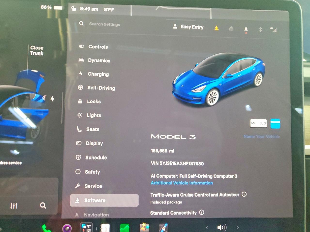 2022 TESLA MODEL 3